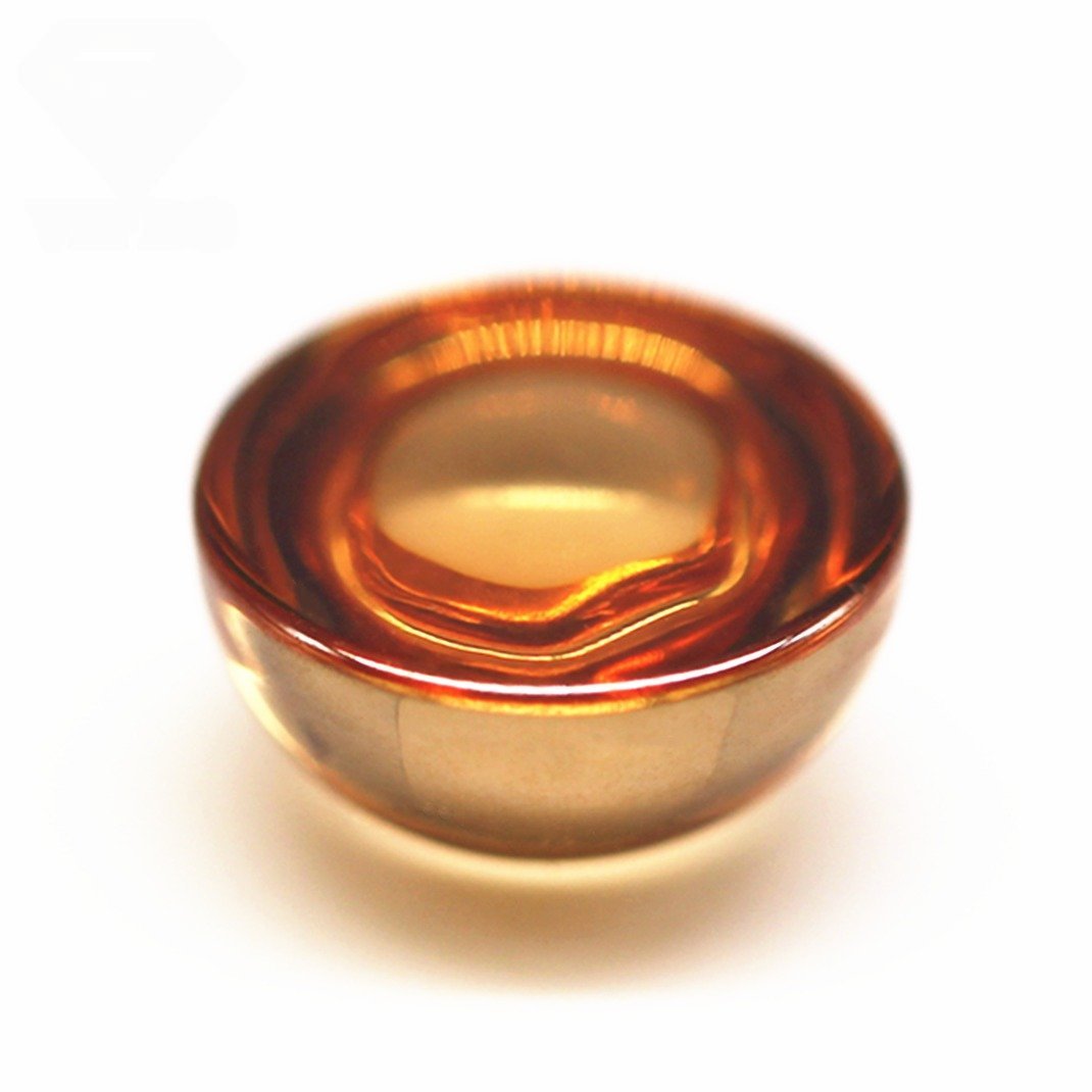 3mm 12mm round flatback cabochon cut champagne/dark champagne cubic zirconia loose gemstones synthetic round cabochon cz stones