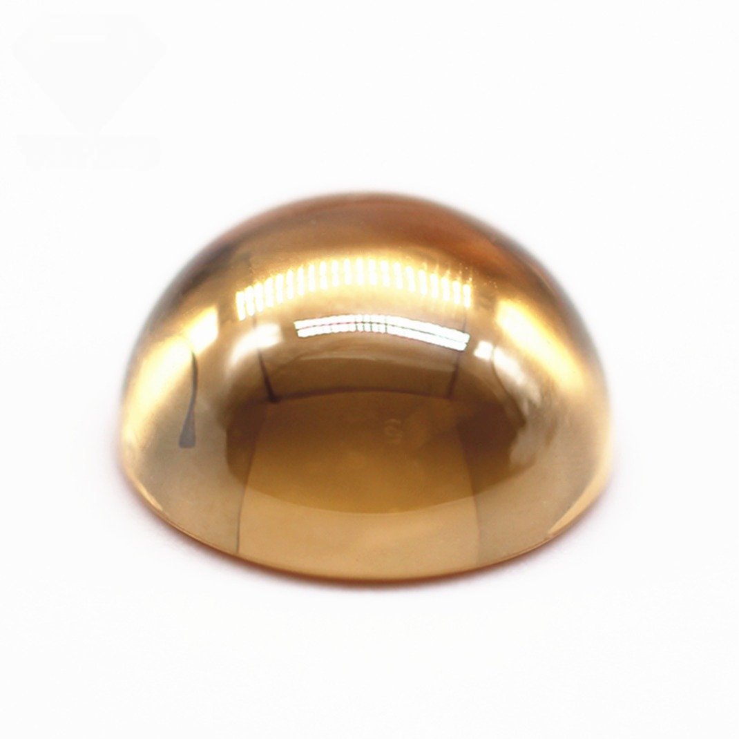 3mm 12mm round flatback cabochon cut champagne/dark champagne cubic zirconia loose gemstones synthetic round cabochon cz stones