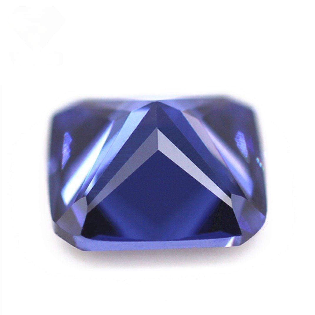 5a quality 1.5*1.5mm 12*12mm princess square lavender color cubic zirconia loose gemstones synthetic princess cut cz stones