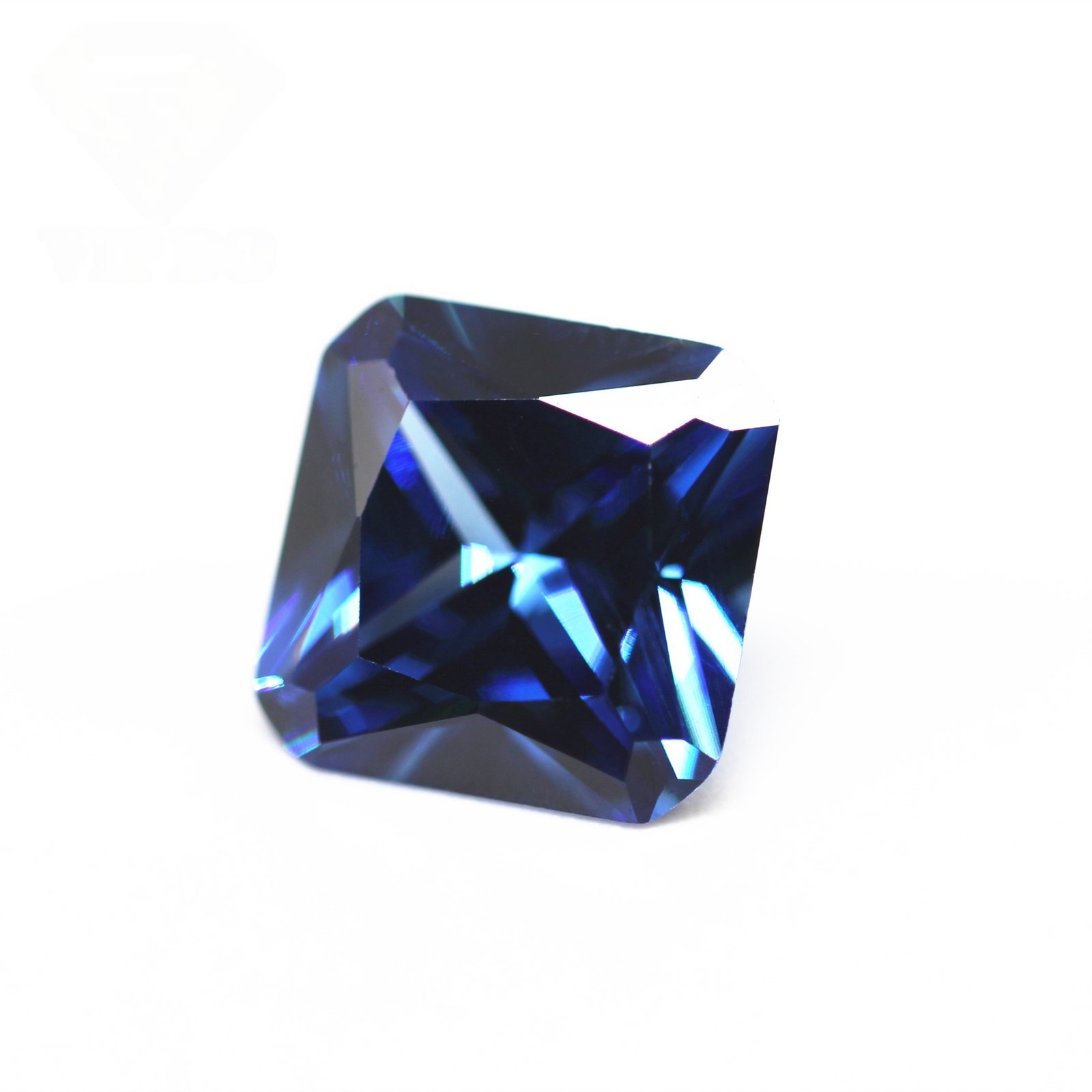 factory wholesale price 1.5*1.5 12*12mm golden yellow princess cut square cubic zirconia gemstones synthetic square cut cz stone