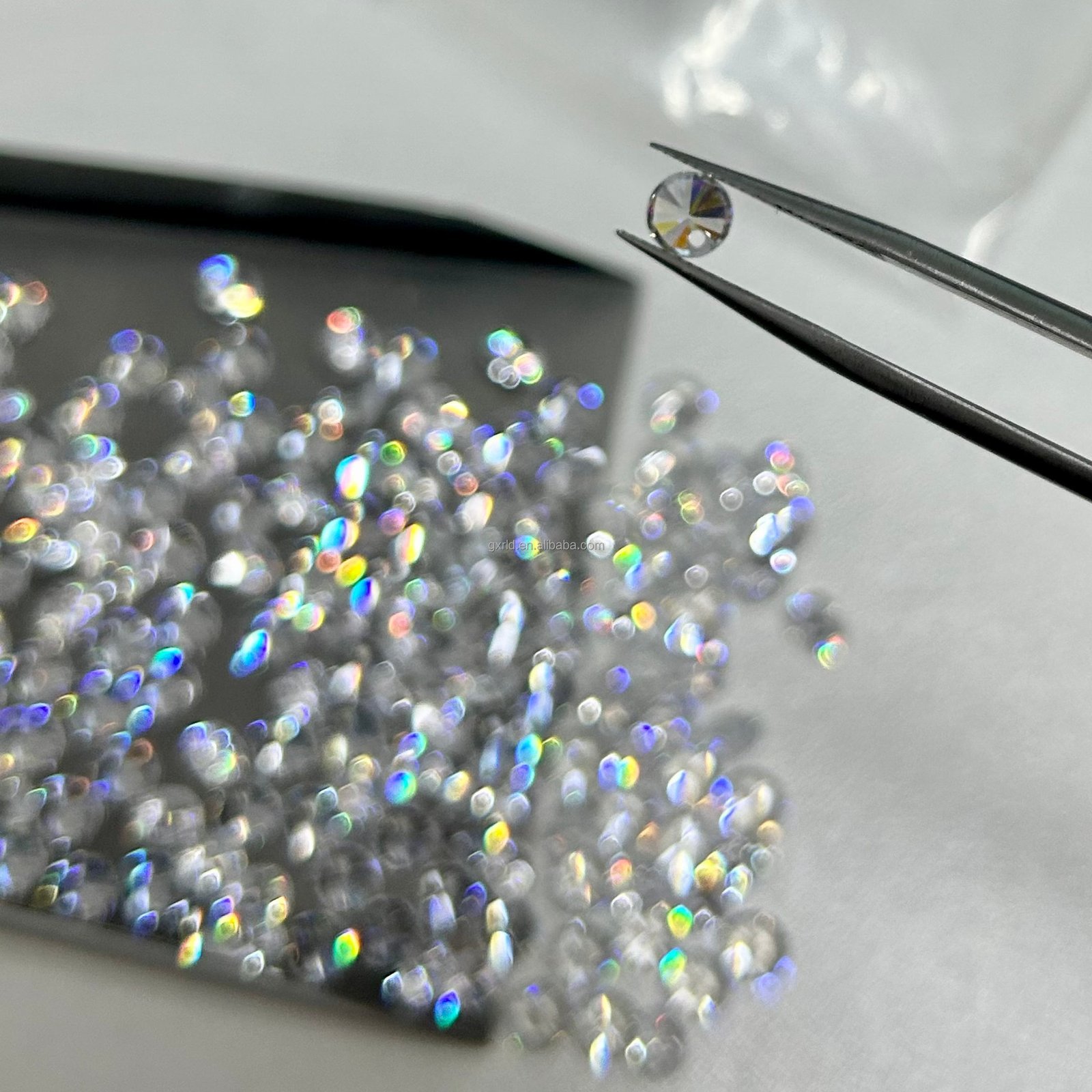 4mm 5mm with hole round brilliant cut aaaaa high quality transparent color zircon gems white loose cz zircon stone with holes