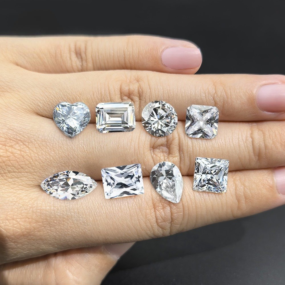 baguette cut cz aaa quality rectagon cut cubic zirconia synthetic rectangle shape loose small gemstones