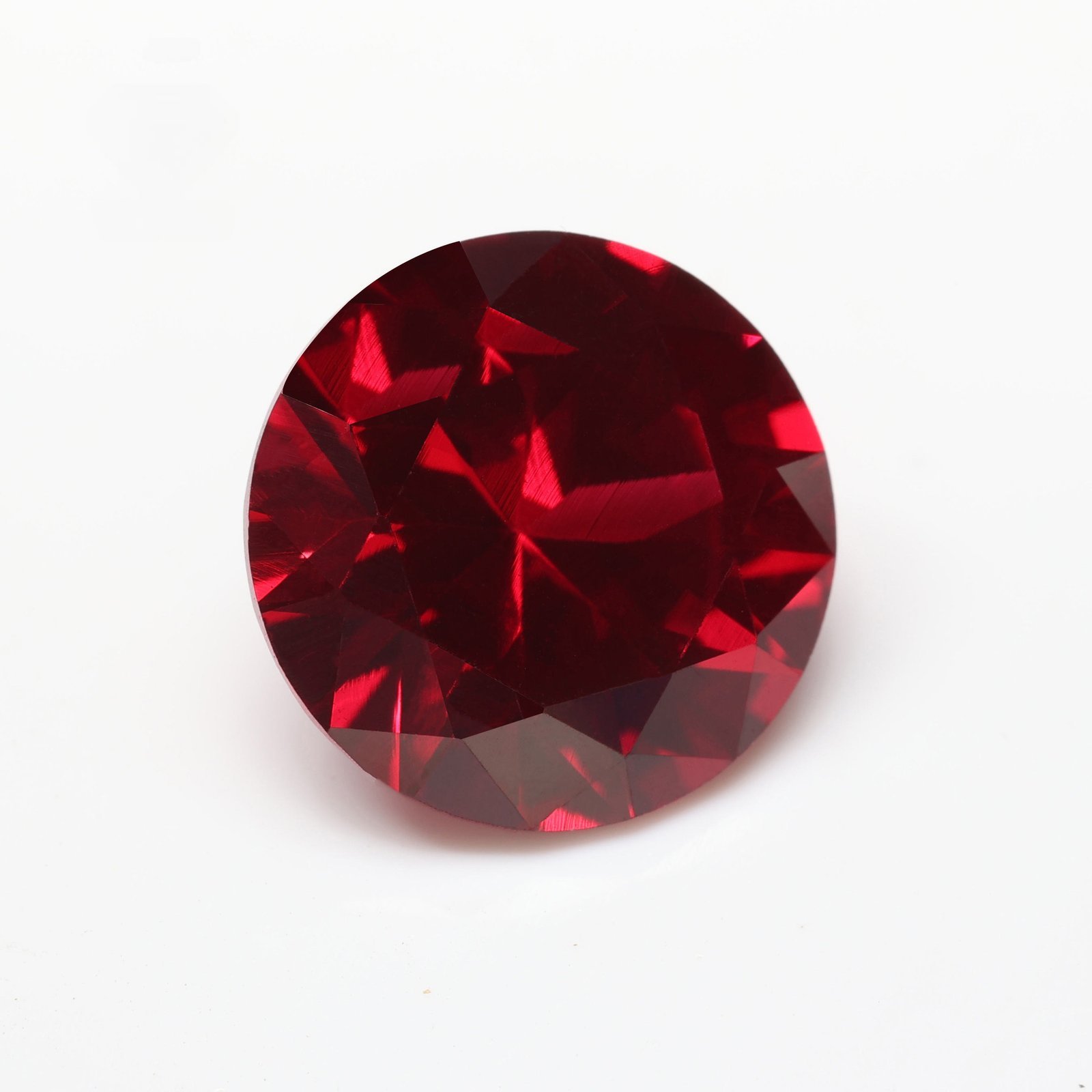 wholesale price multi shape synthetic corundum gemstones multi size 8# dark red loose corundum stone ruby for jewelry making