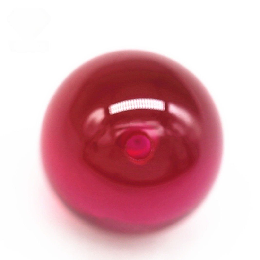 round beads 5# ruby corundum loose gemstones round balls sphere shape synthetic 5# corundum ruby gemstones for bracelet jewelry