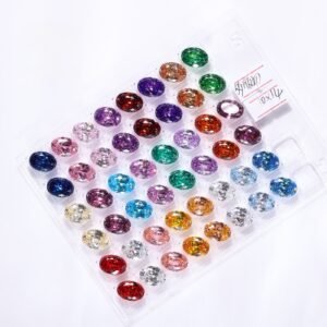 Multifacets Bird's Nest Cut White and Multicolour Multiple Cutting Cubic Zirconia Special Oval Cutting Loose CZ Gemstone