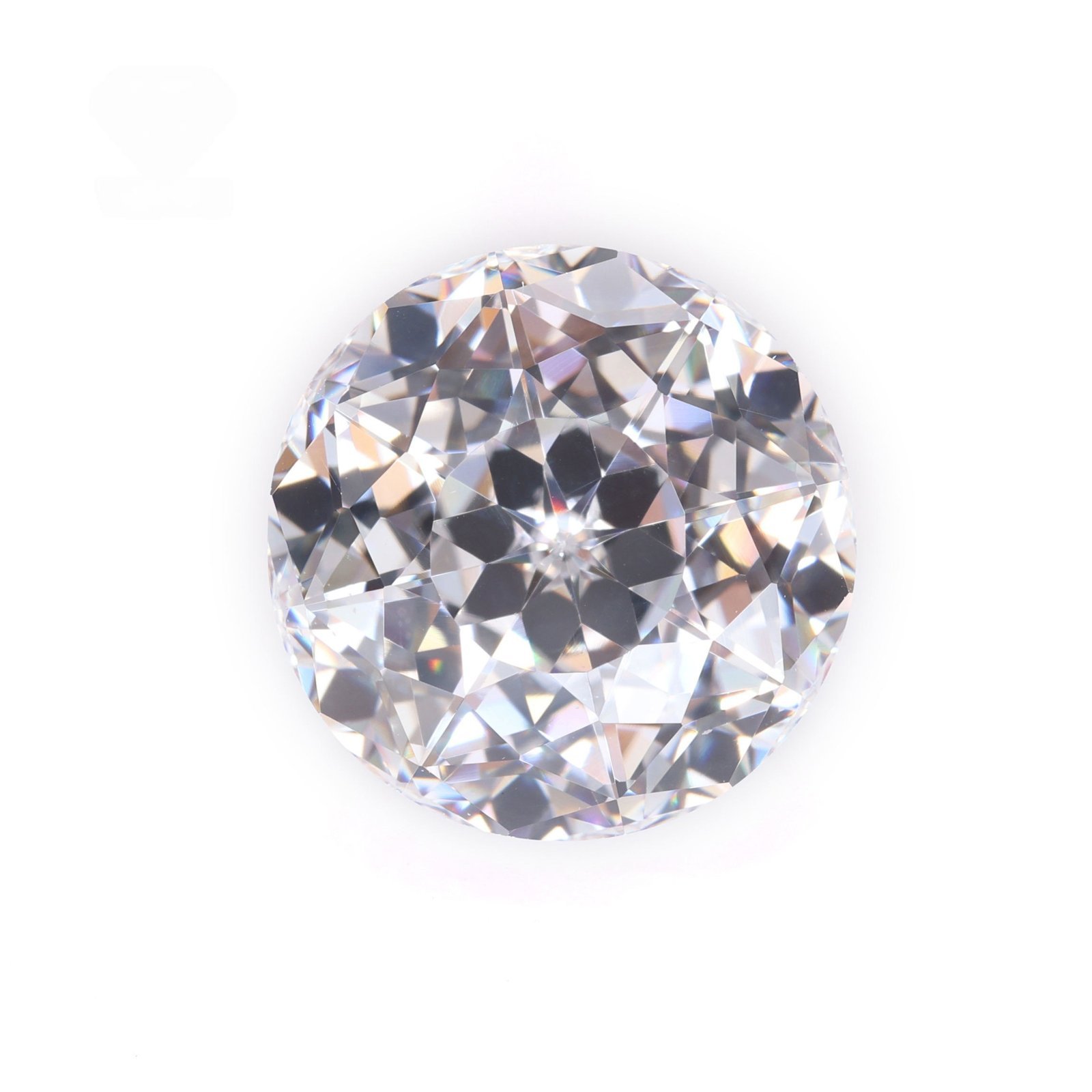 Round-shaped Fancy Star Cut Craft White and Multicolour Wuzhou Cubic Zirconia Round Gemstone Loose Stone DIY Wholesale - Image 2