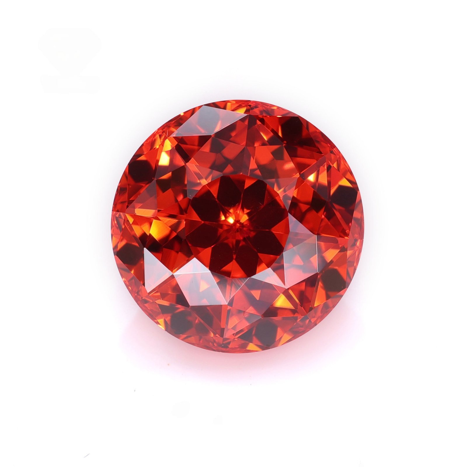 Round-shaped Fancy Star Cut Craft White and Multicolour Wuzhou Cubic Zirconia Round Gemstone Loose Stone DIY Wholesale - Image 3