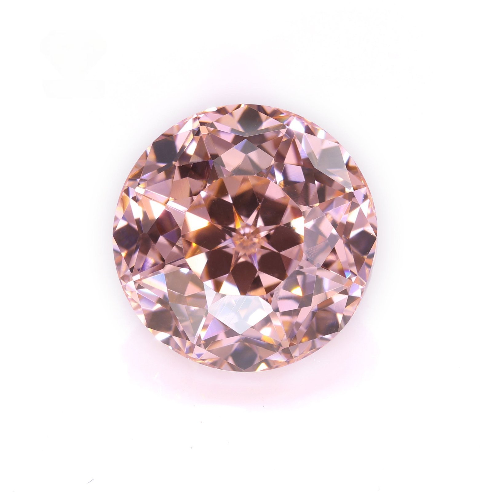 Round-shaped Fancy Star Cut Craft White and Multicolour Wuzhou Cubic Zirconia Round Gemstone Loose Stone DIY Wholesale - Image 4